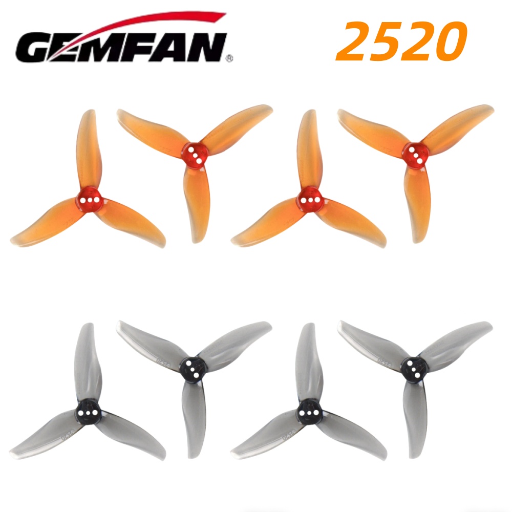 Drone Motor - 4 paires d'hélices Gemfan Hurricane 2520