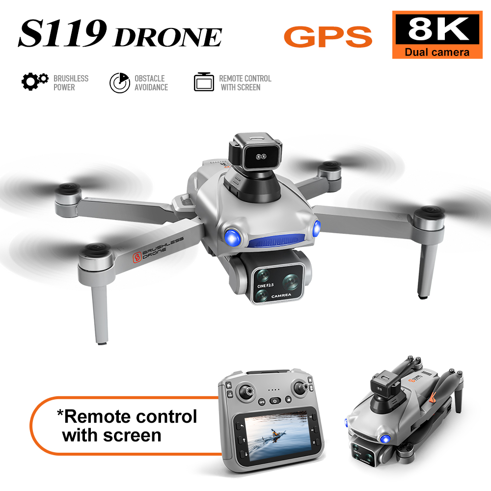 Drone GPS S119 à très longue a - Drone Gps Mount avis et prix