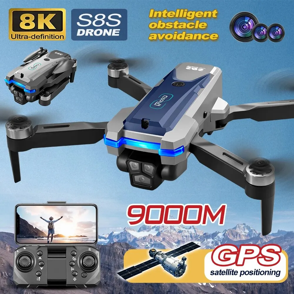 Drone GPS S8S 5G Wifi 8K HD po - Drone Gps Mount avis et prix